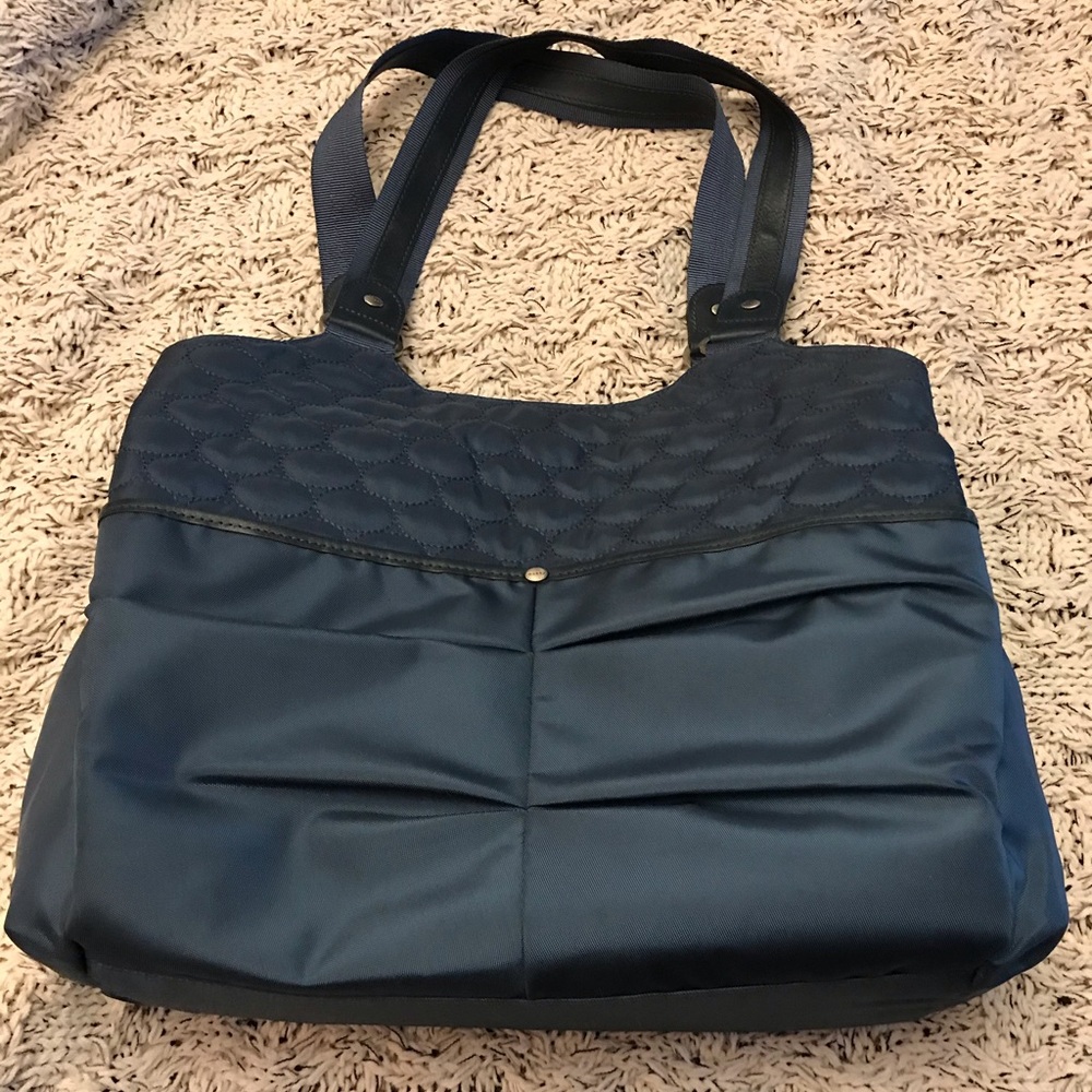 Mosey Diaper Bag (Quilted | Lightweight | Blue)
